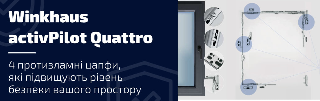 Протизламна фурнітура Winkhaus activPilot Quattro