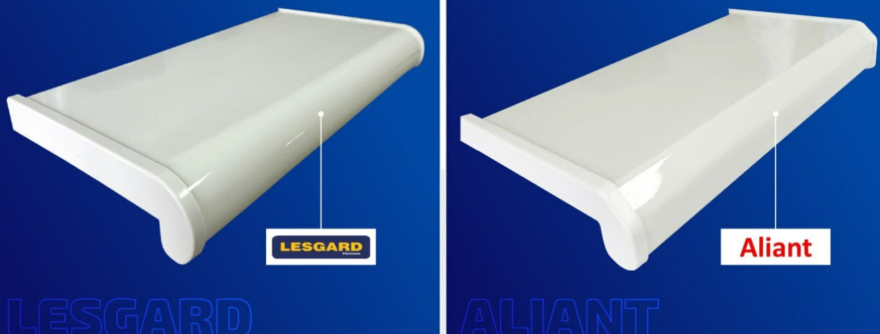 Термостойкие подоконники Lesgard и Aliant – подоконники премиум-класса